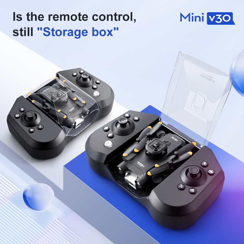 Mini V30 WiFi FPV Drone With 4 - Drone Cinematic ulasan dan harga
