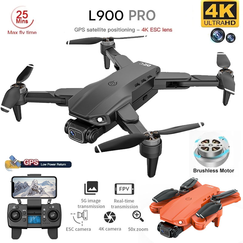 L900 Pro GPS Drone 4K Professi - Drone Photogrammetry ulasan dan harga