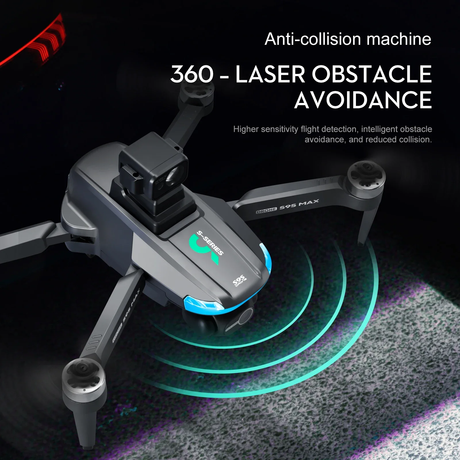 NEW S9S MAX MINI Drone 4K 2-Ax - Drone Cinematic ulasan dan harga