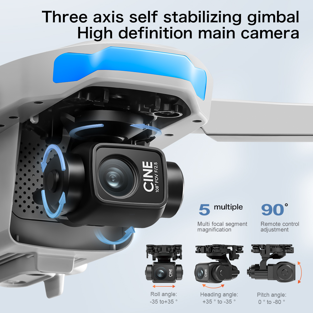 S-X1 MAX GPS Drone with 3-Axis - Drone Thermal Imaging ulasan dan harga