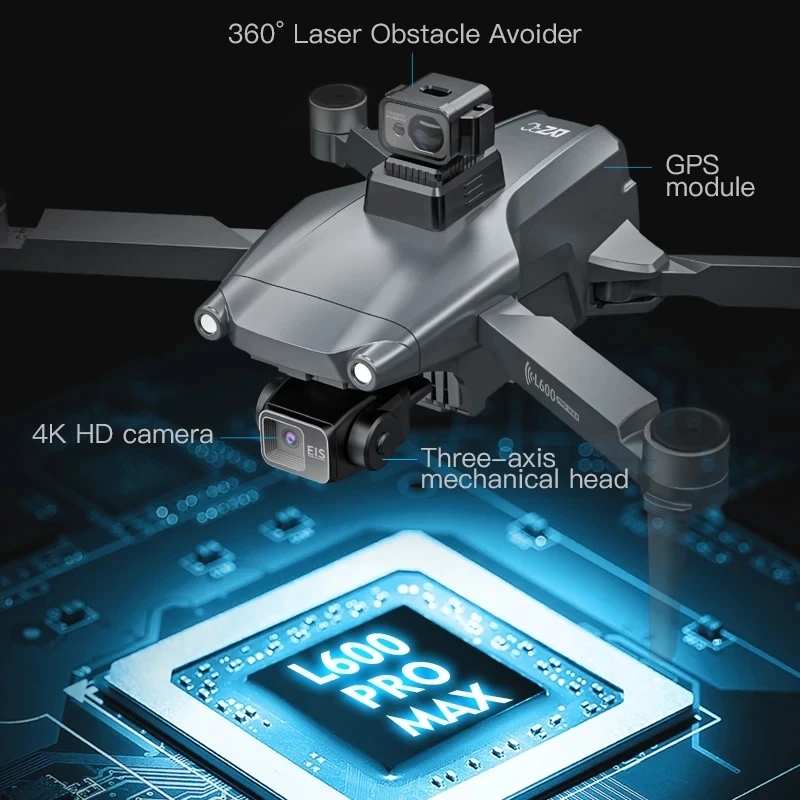 L600 PRO MAX GPS Drone Profess - Drone Photogrammetry ulasan dan harga