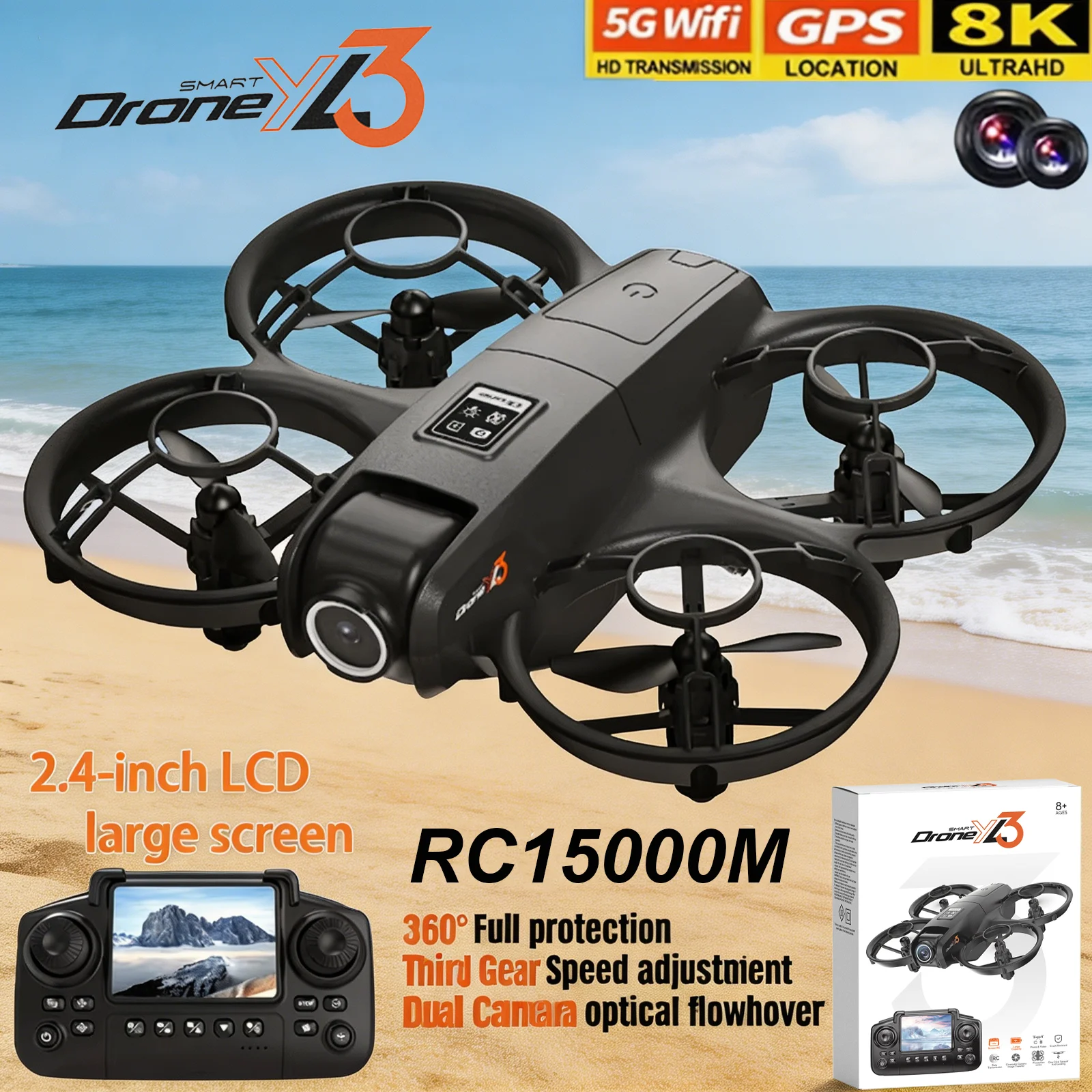 New YL3 RC Drone 8K 1080P Wide - Drone Photogrammetry ulasan dan harga