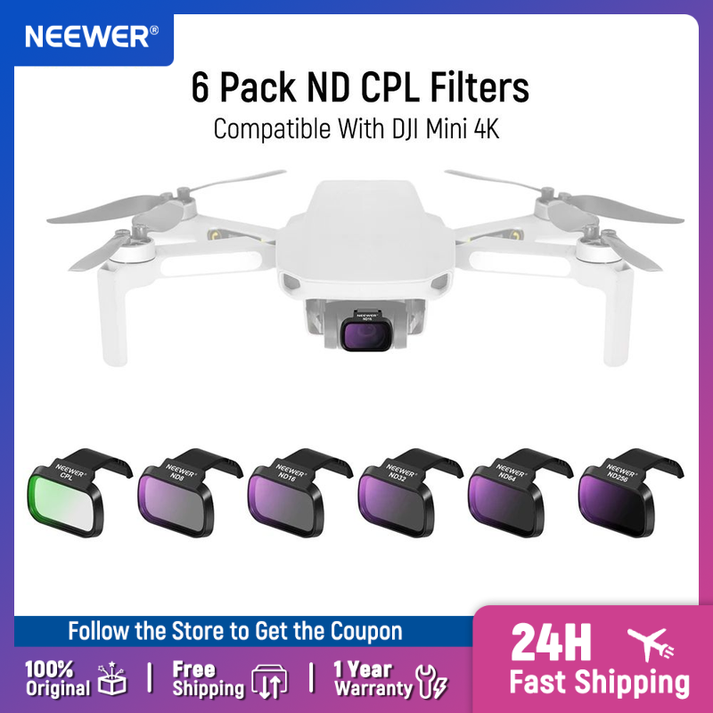 NEEWER 6 Pack ND CPL Filters F - Drone Ndvi ulasan dan harga