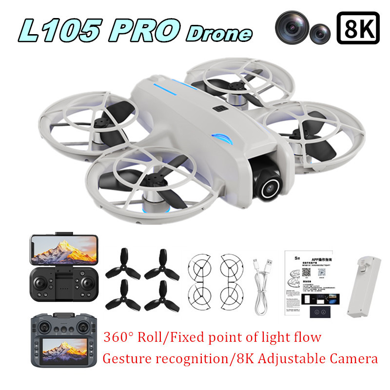 L105 PRO Drone Duel 8k Lens Fu - Drone Lidar ulasan dan harga