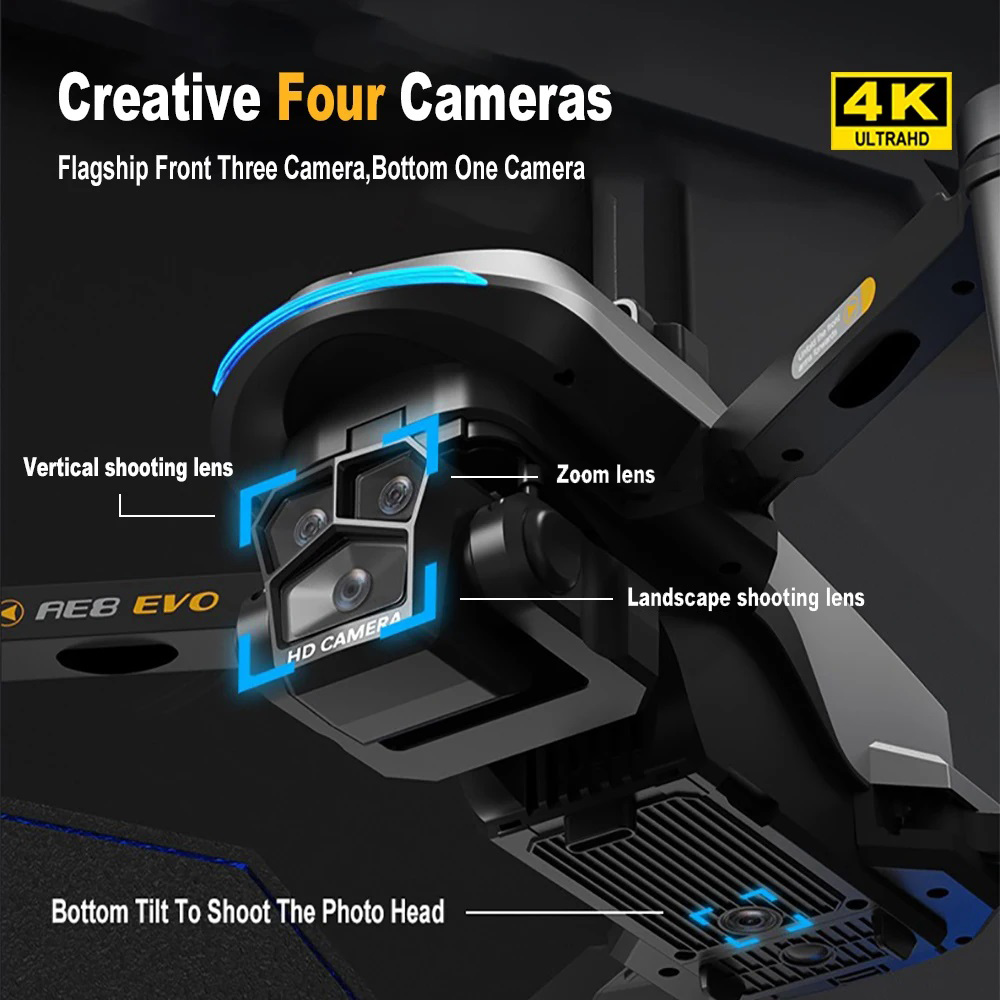 AE8 EVO Drone GPS 8K Professio - Drone Photogrammetry ulasan dan harga